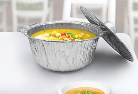 tin foil pot