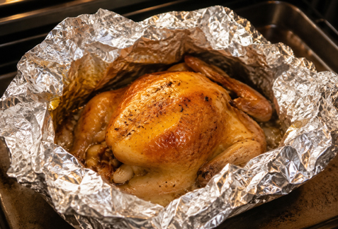 aluminum foil for baking chicken