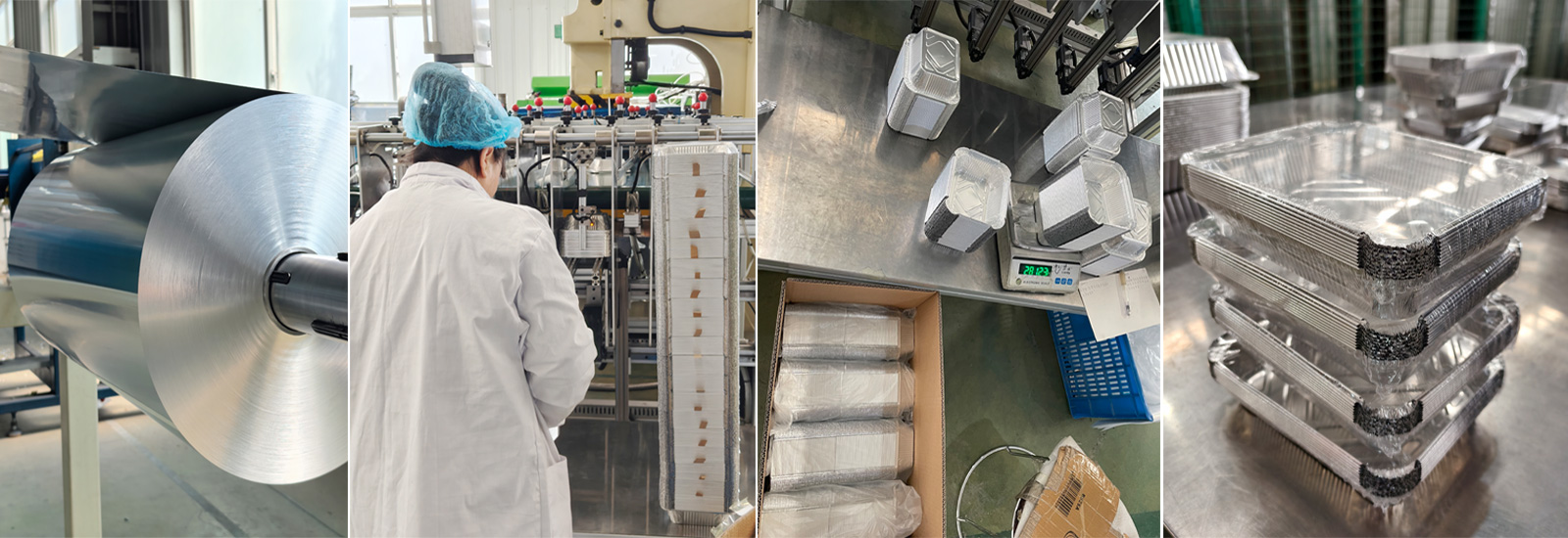 aluminum foil container production