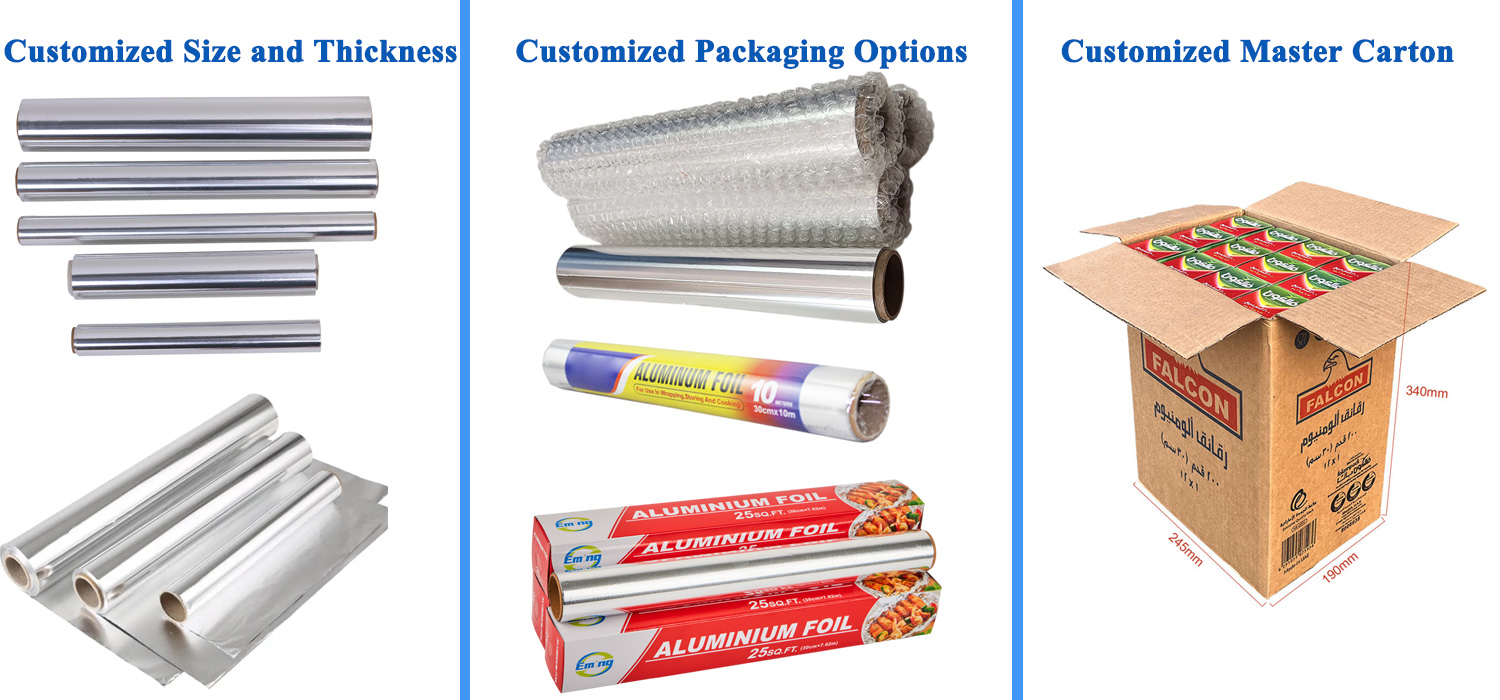 OEM aluminum foil roll
